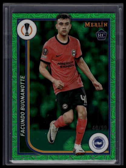 2023-24 Merlin UEFA Club Competitions #30 Facundo Buonanotte Green Mojo /99