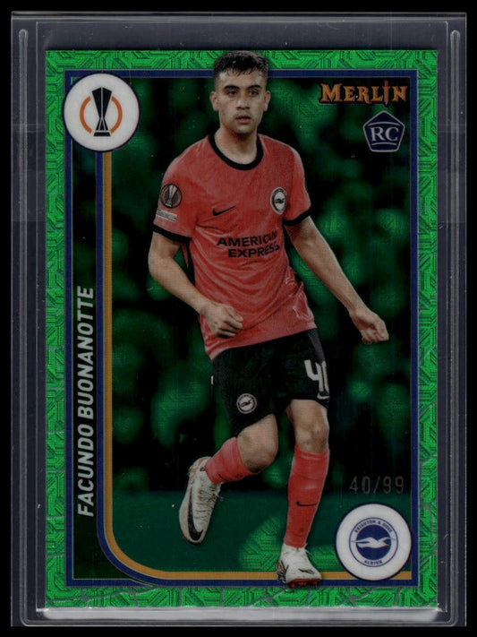 2023-24 Merlin UEFA Club Competitions #30 Facundo Buonanotte Green Mojo /99