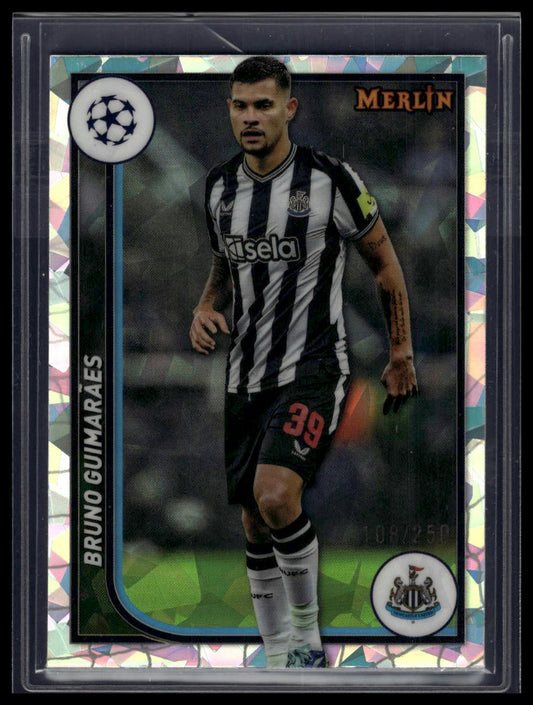 2023-24 Merlin UEFA Club Competitions #85 Bruno Guimarães Atomic #/250
