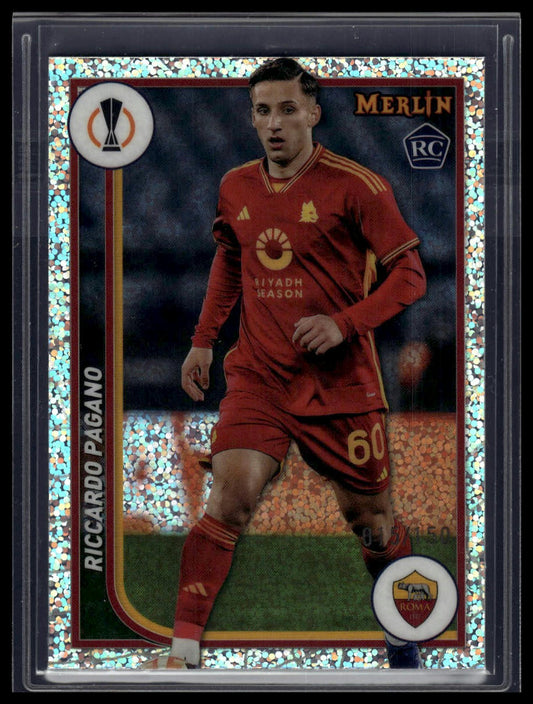 2023-24 Merlin UEFA Club Competitions #95 Riccardo Pagano Speckle /150