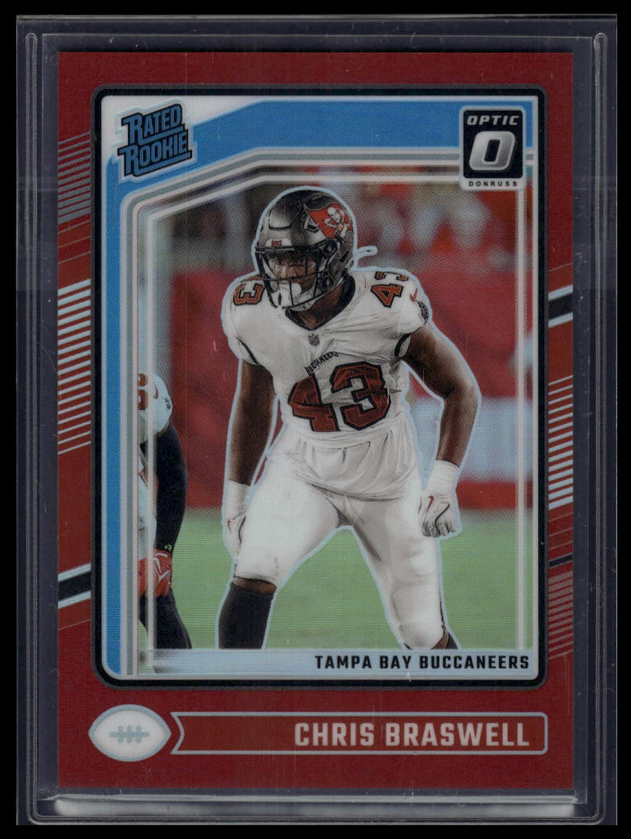 2024 Donruss Optic #220 Chris Braswell Red #/125