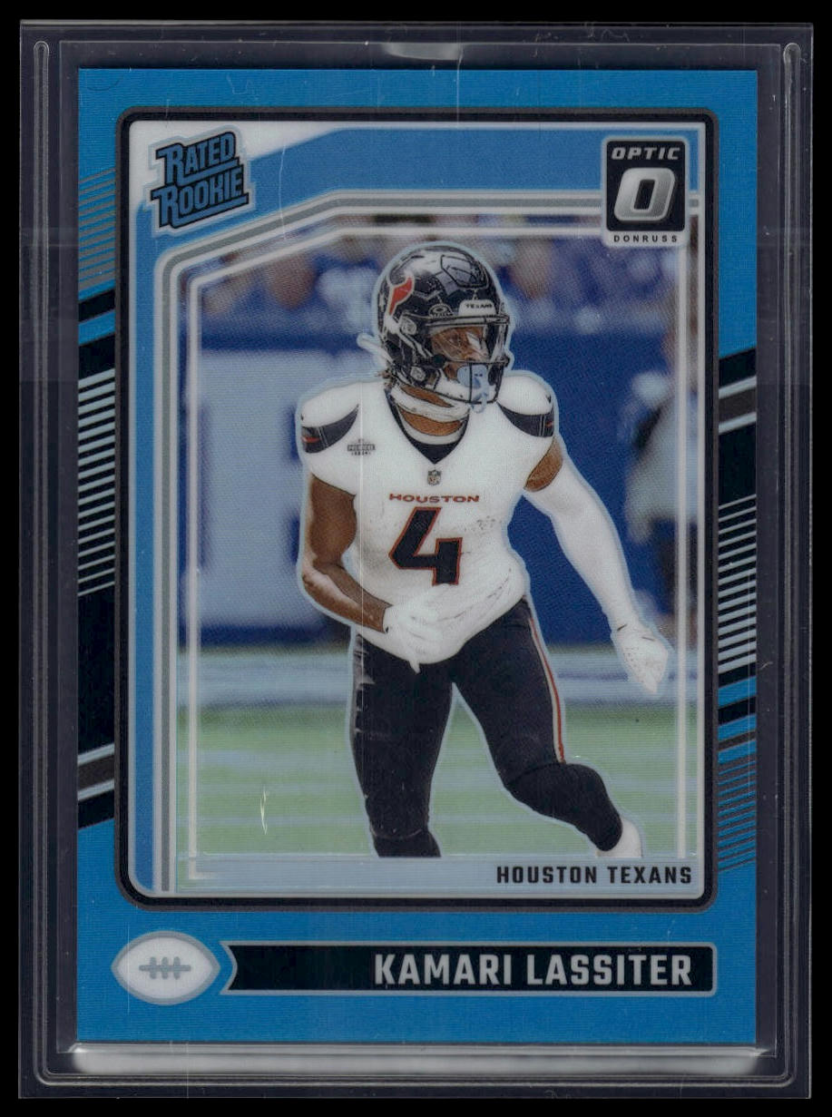 2024 Donruss Optic #261 Kamari Lassiter Aqua #/299