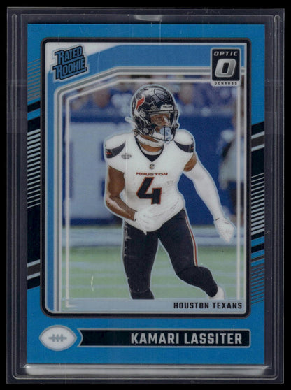 2024 Donruss Optic #261 Kamari Lassiter Aqua #/299