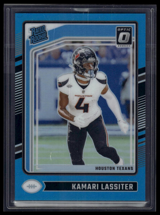 2024 Donruss Optic #261 Kamari Lassiter Aqua #/299
