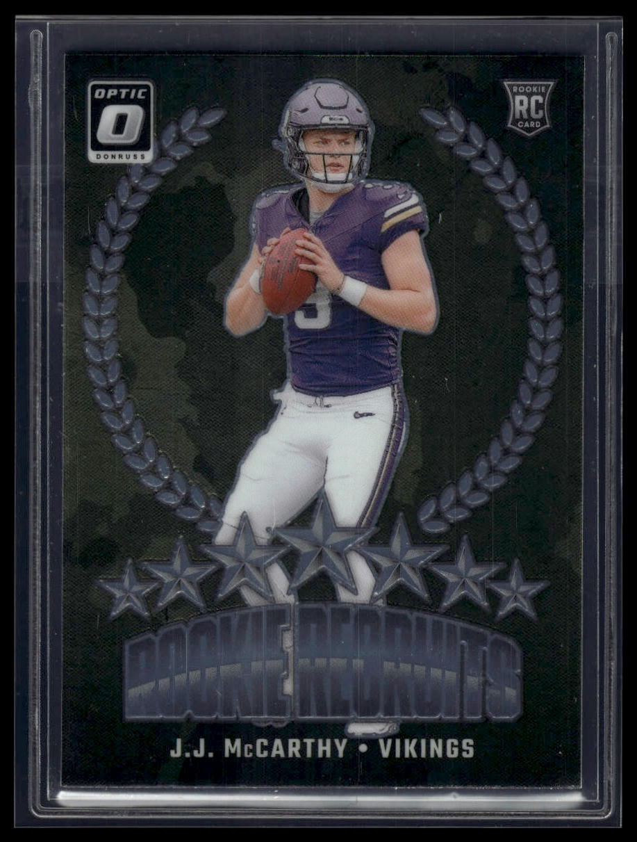 2024 Donruss Optic #11 J.J. McCarthy Rookie Recruits