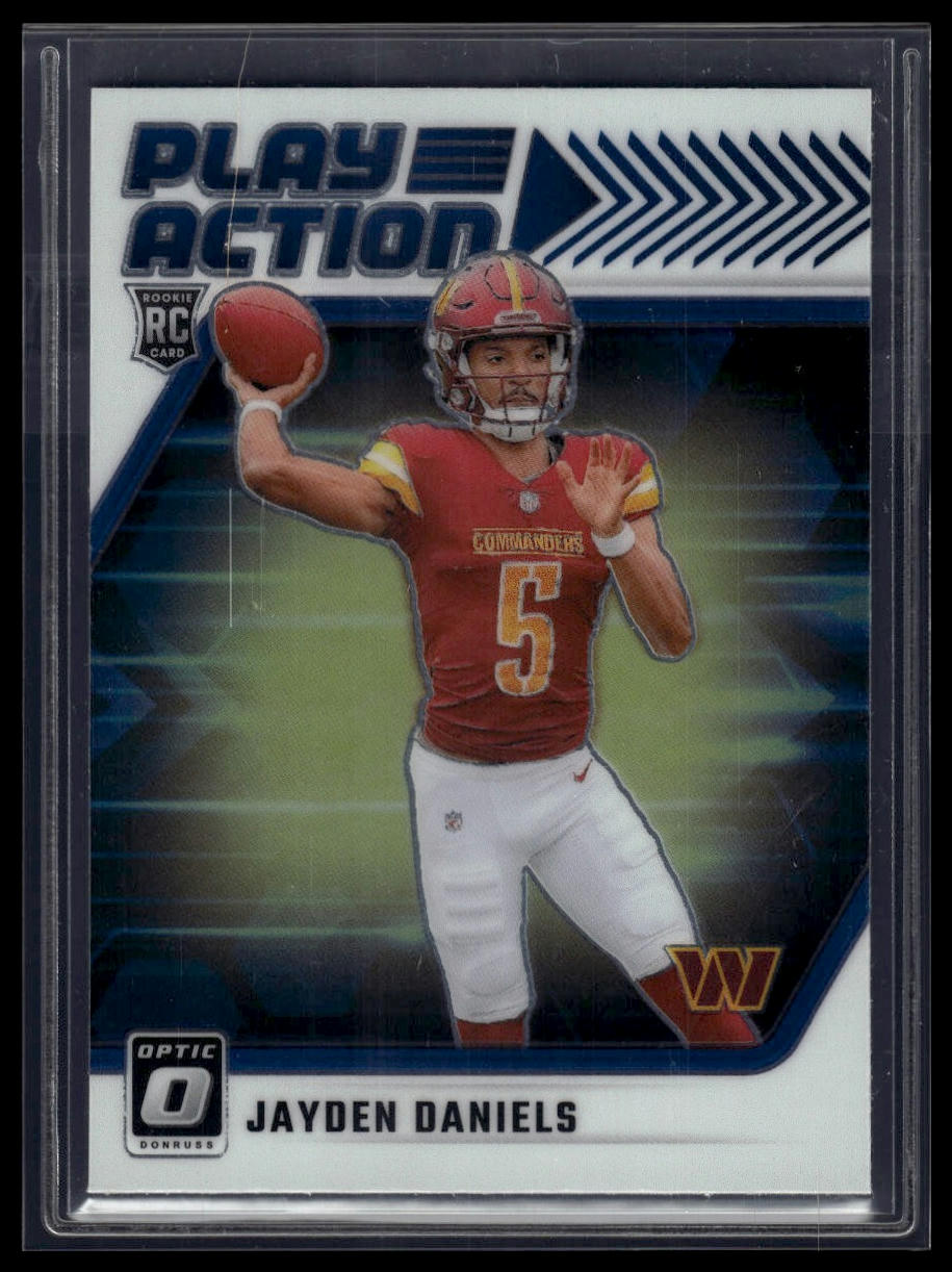 2024 Donruss Optic #1 Jayden Daniels Play Action