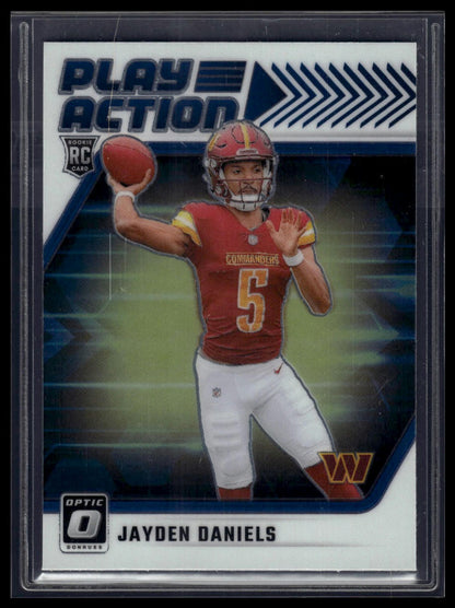 2024 Donruss Optic #1 Jayden Daniels Play Action