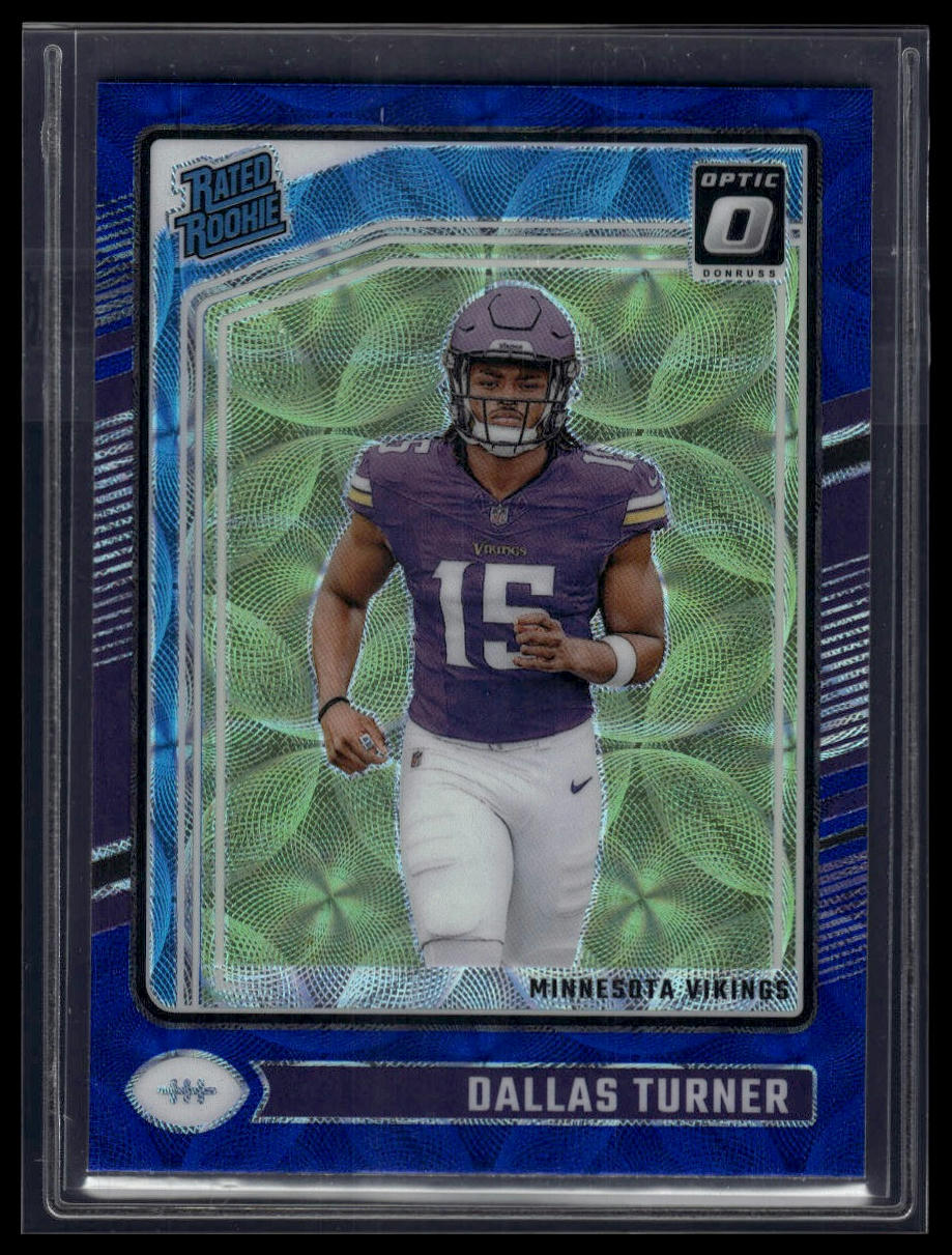 2024 Donruss Optic #224 Dallas Turner Blue Scope