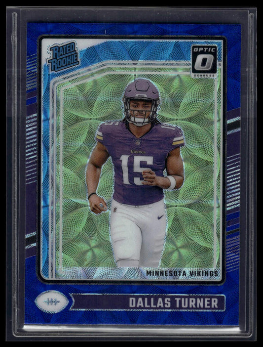2024 Donruss Optic #224 Dallas Turner Blue Scope