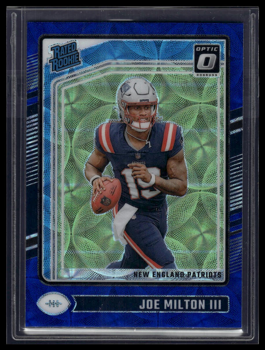 2024 Donruss Optic #255 Joe Milton III Blue Scope