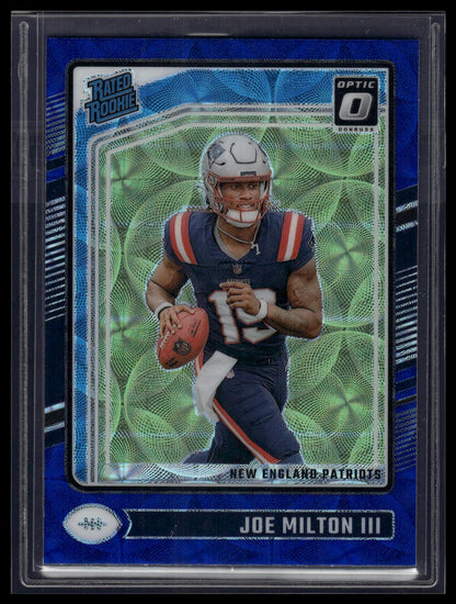 2024 Donruss Optic #255 Joe Milton III Blue Scope