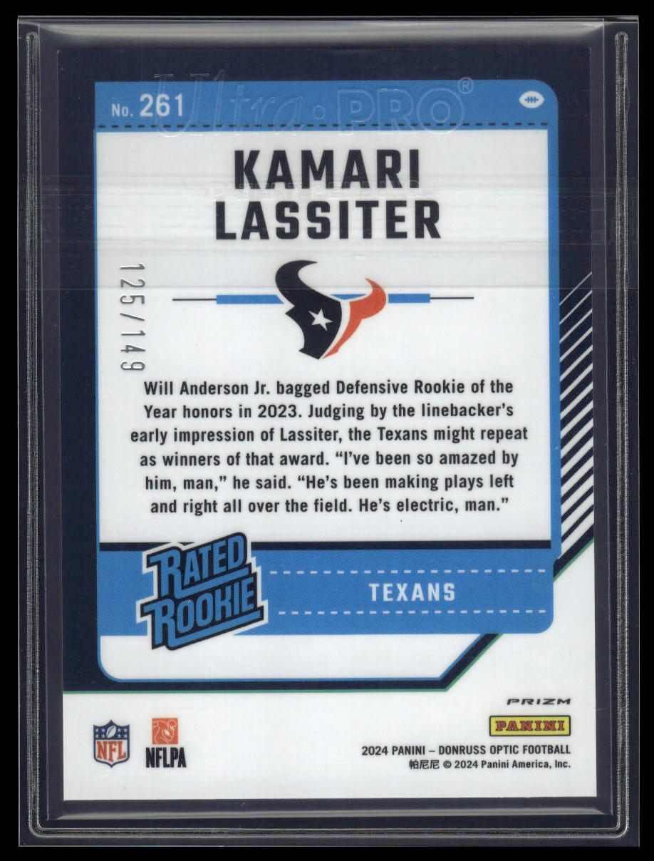 2024 Donruss Optic #261 Kamari Lassiter