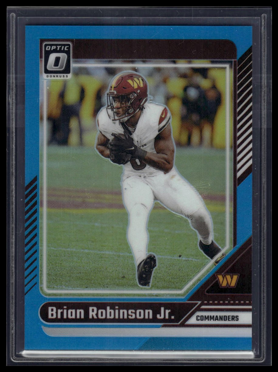 2024 Donruss Optic #195 Brian Robinson Jr. Aqua #/299