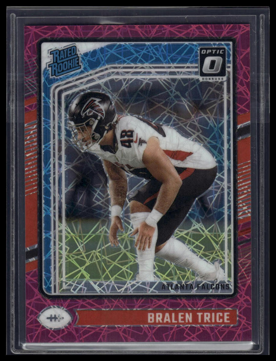 2024 Donruss Optic #212 Bralen Trice Pink Velocity #/80
