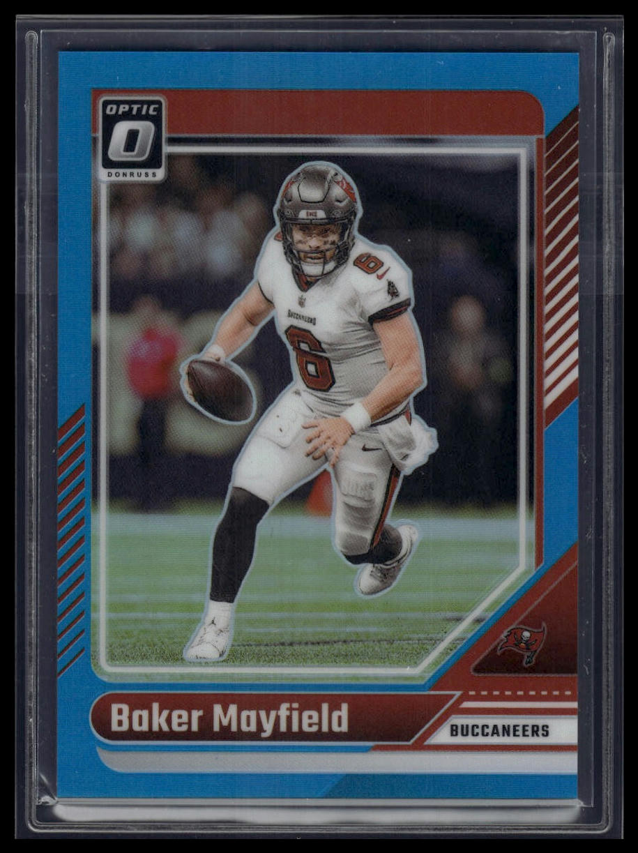 2024 Donruss Optic #183 Baker Mayfield Aqua #/299