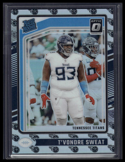 2024 Donruss Optic #295 T'Vondre Sweat Team Logo #/32