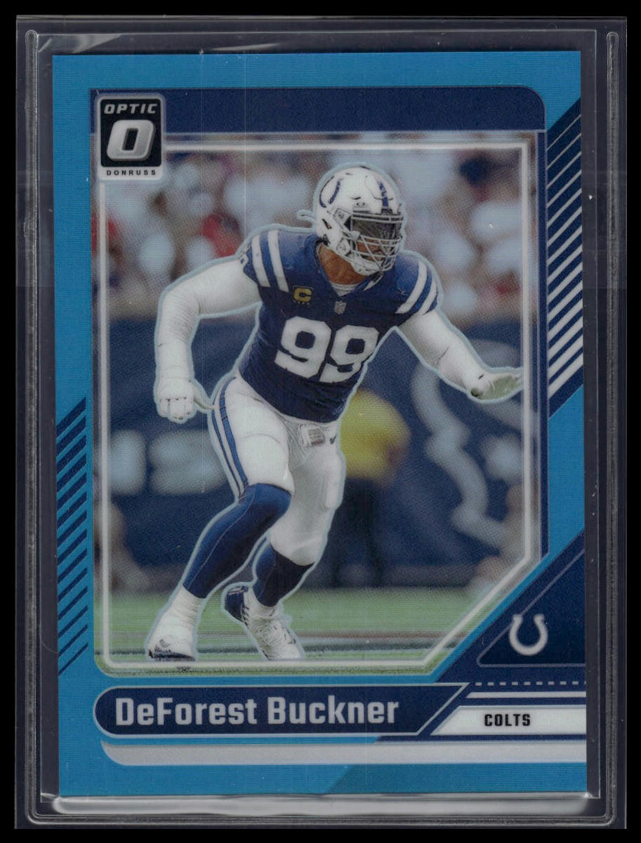 2024 Donruss Optic #86 DeForest Buckner Aqua #/299