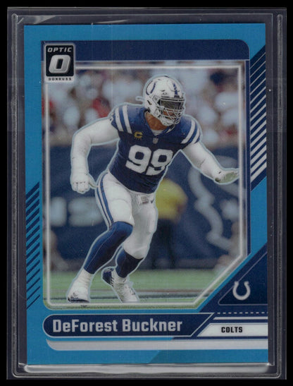 2024 Donruss Optic #86 DeForest Buckner Aqua #/299