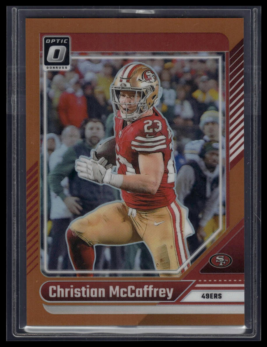 2024 Donruss Optic #171 Christian McCaffrey Orange #/249