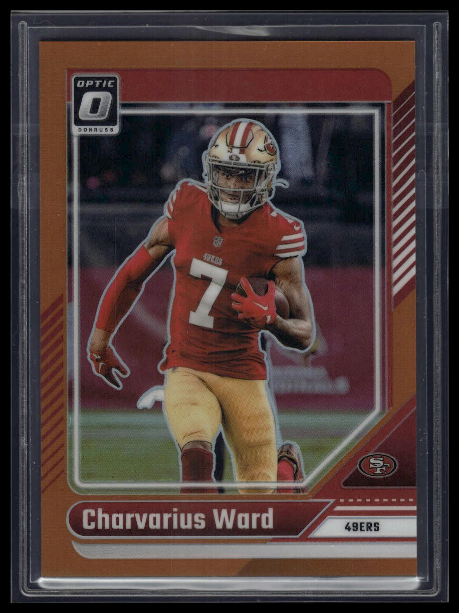 2024 Donruss Optic #176 Charvarius Ward Orange #/249