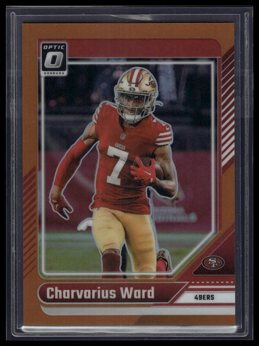2024 Donruss Optic #176 Charvarius Ward Orange #/249
