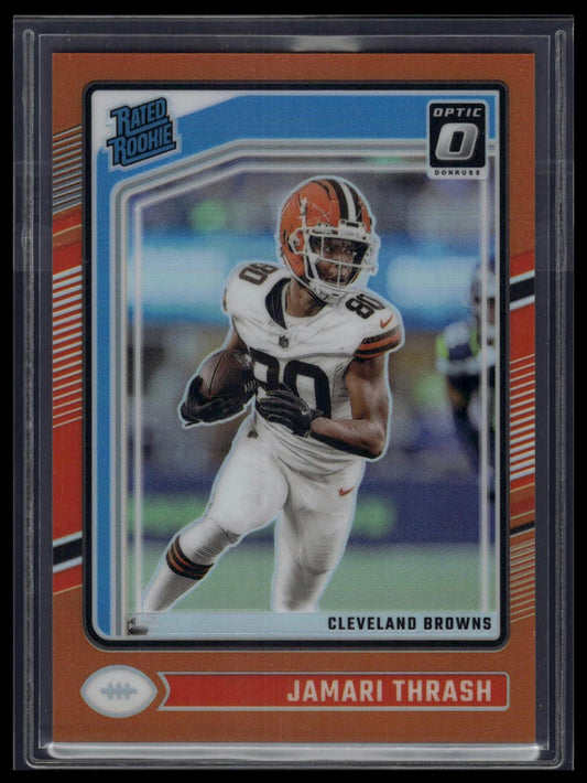 2024 Donruss Optic #241 Jamari Thrash Orange #/249