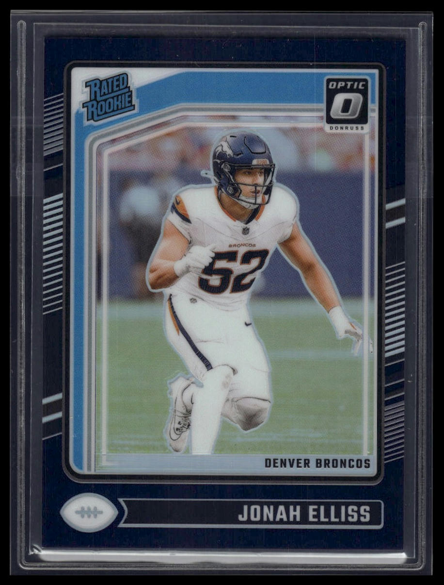 2024 Donruss Optic #257 Jonah Elliss Purple #/60