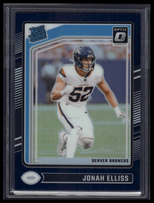 2024 Donruss Optic #257 Jonah Elliss Purple #/60