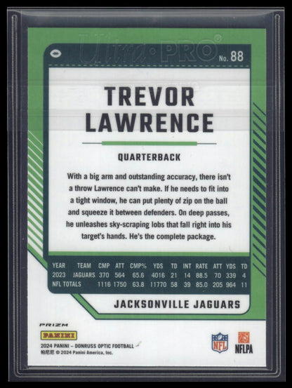2024 Donruss Optic #88 Trevor Lawrence Holo