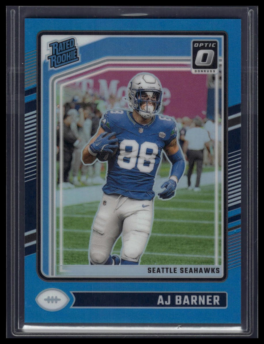 2024 Donruss Optic #204 AJ Barner Aqua #/299