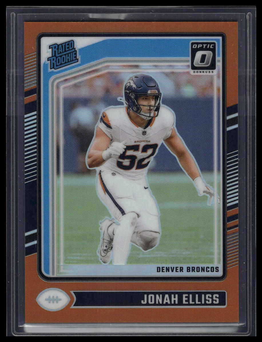 2024 Donruss Optic #257 Jonah Elliss Orange #/249