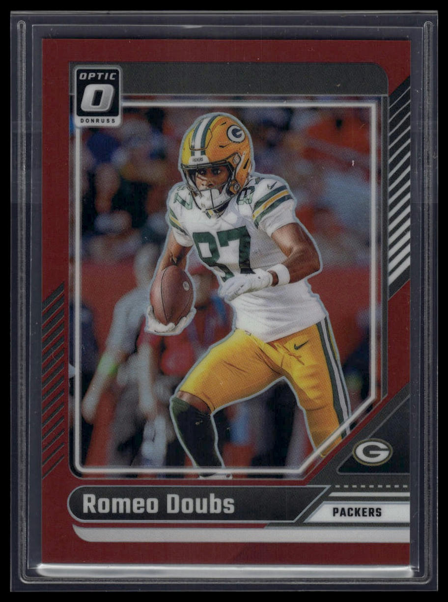 2024 Donruss Optic #72 Romeo Doubs Red #/125
