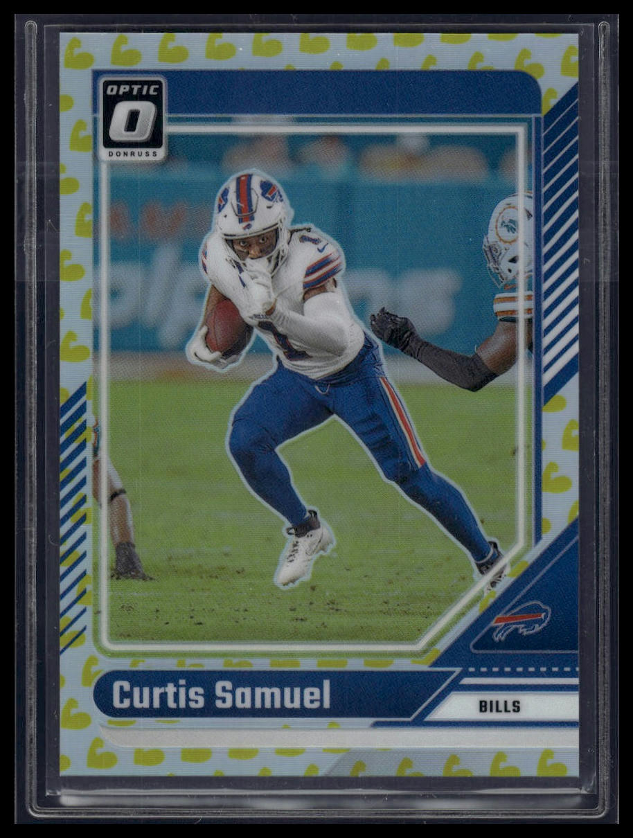2024 Donruss Optic #22 Curtis Samuel Flex #/149