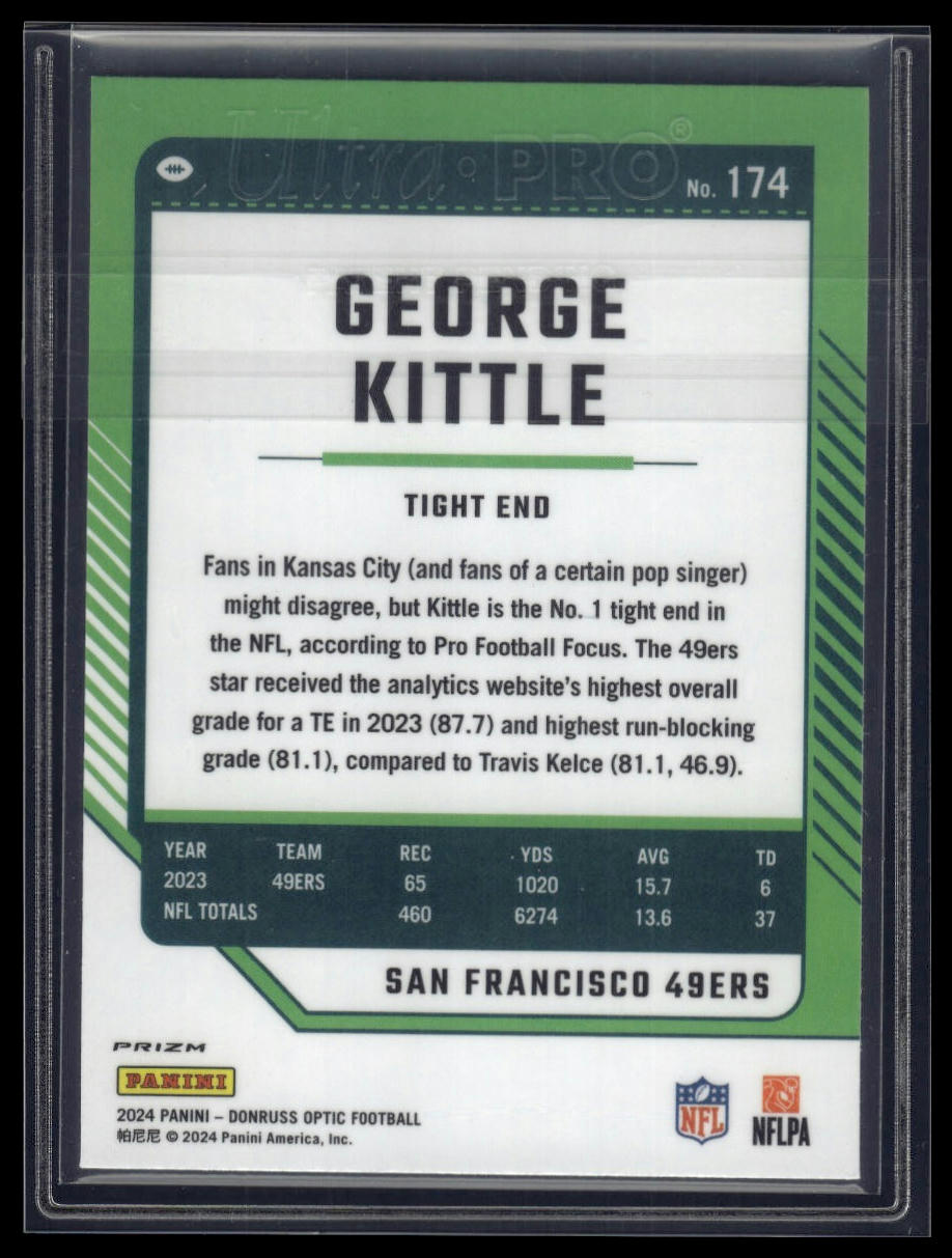 2024 Donruss Optic #174 George Kittle Rocket
