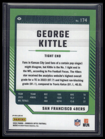 2024 Donruss Optic #174 George Kittle Rocket