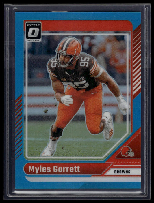 2024 Donruss Optic #49 Myles Garrett Aqua #/299