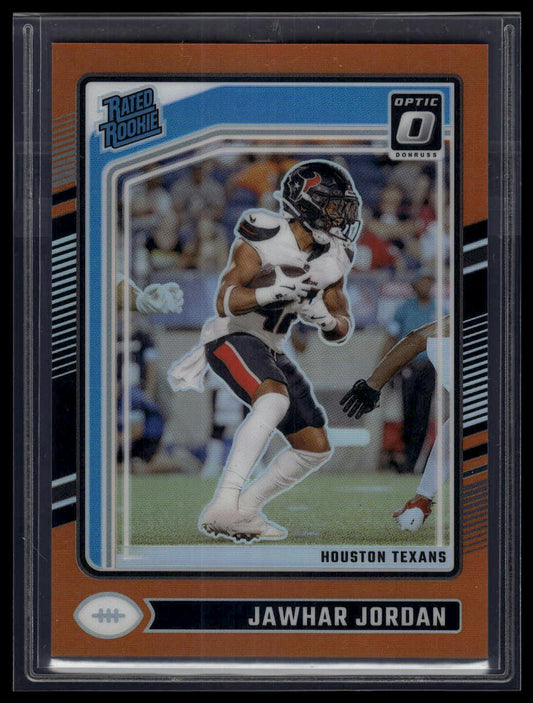 2024 Donruss Optic #247 Jawhar Jordan Orange #/249