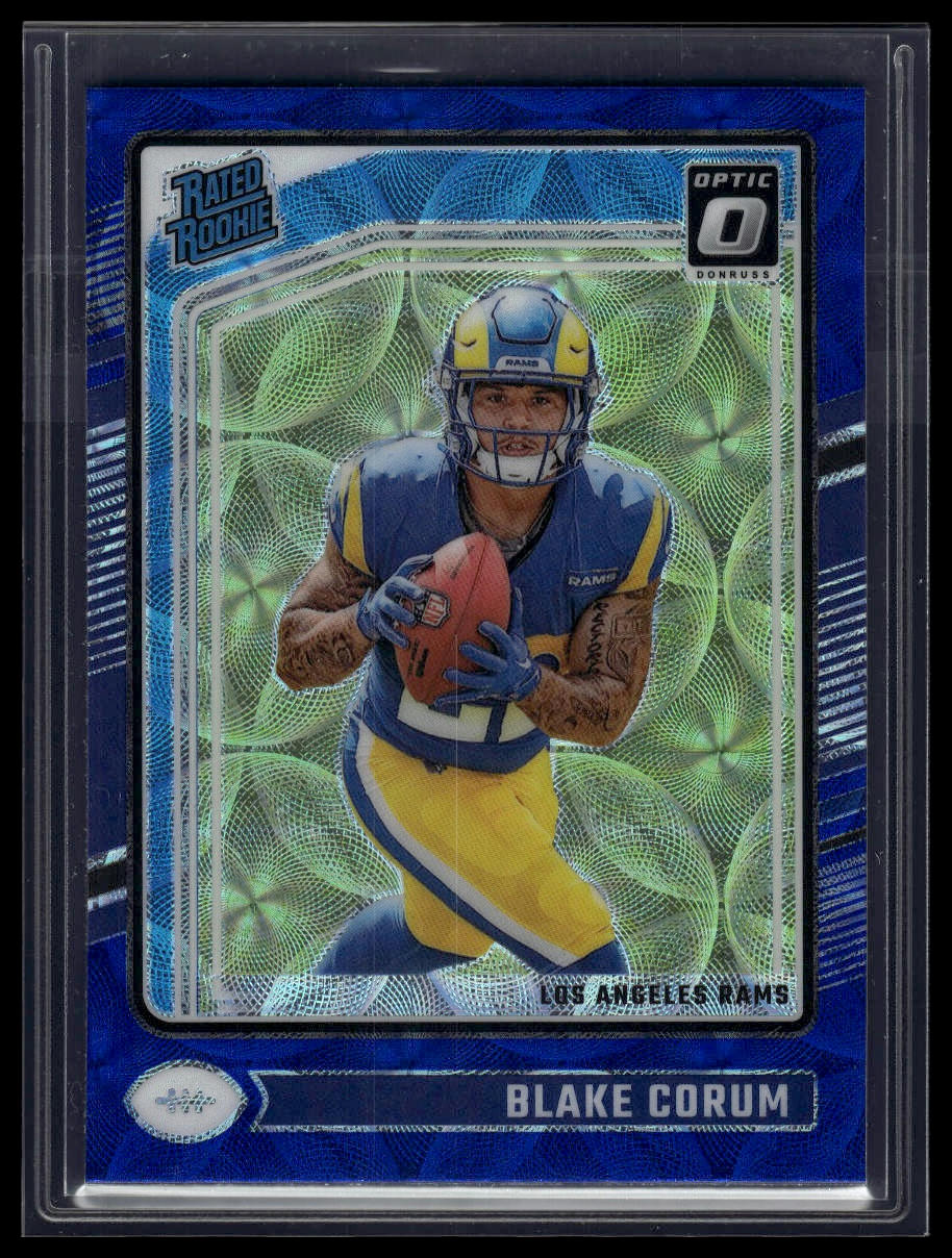 2024 Donruss Optic #208 Blake Corum Blue Scope
