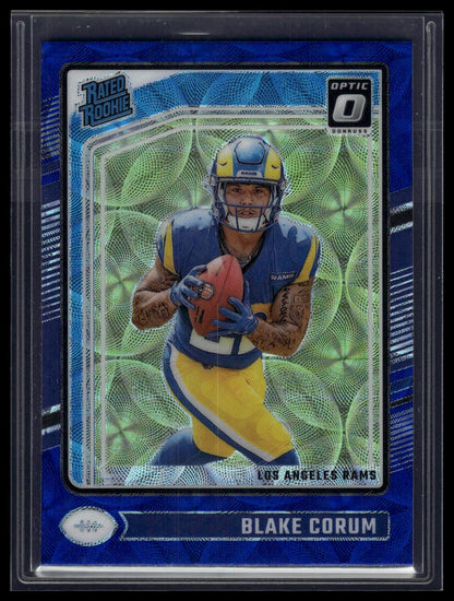 2024 Donruss Optic #208 Blake Corum Blue Scope