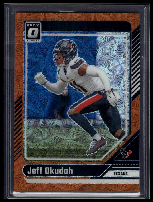 2024 Donruss Optic #81 Jeff Okudah Orange Scope #/79