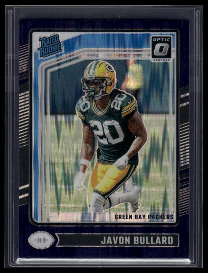 2024 Donruss Optic #246 Javon Bullard Purple Shock