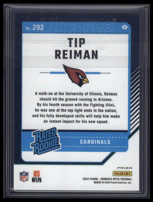 2024 Donruss Optic #292 Tip Reiman Purple Shock