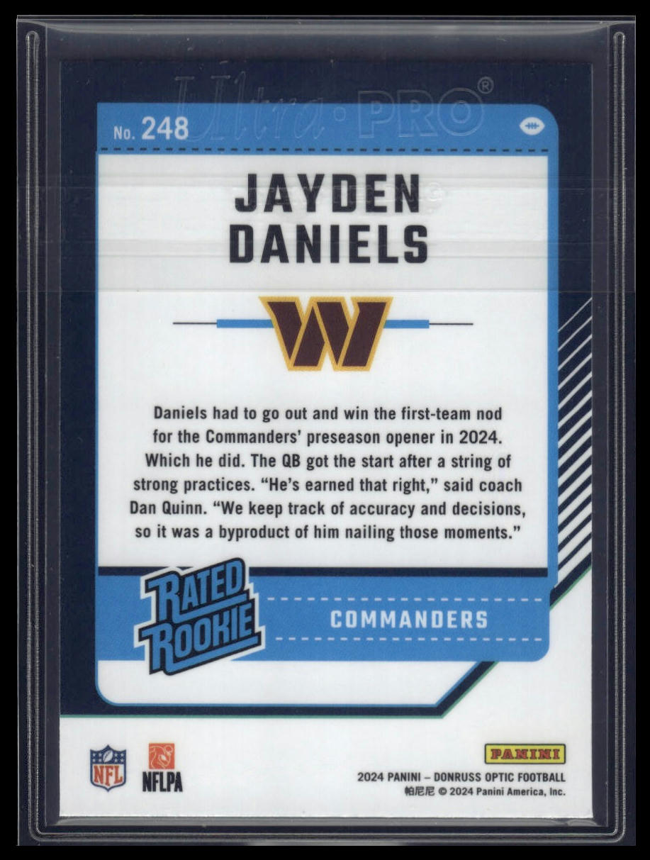 2024 Donruss Optic #248 Jayden Daniels