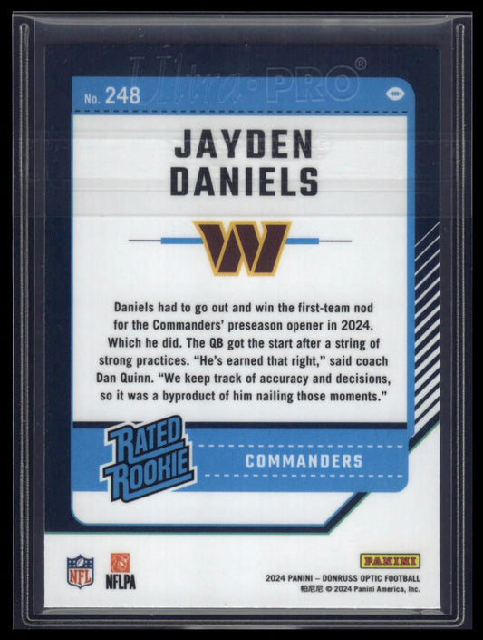 2024 Donruss Optic #248 Jayden Daniels