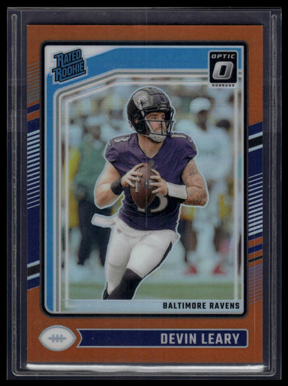 2024 Donruss Optic #227 Devin Leary Orange #/249