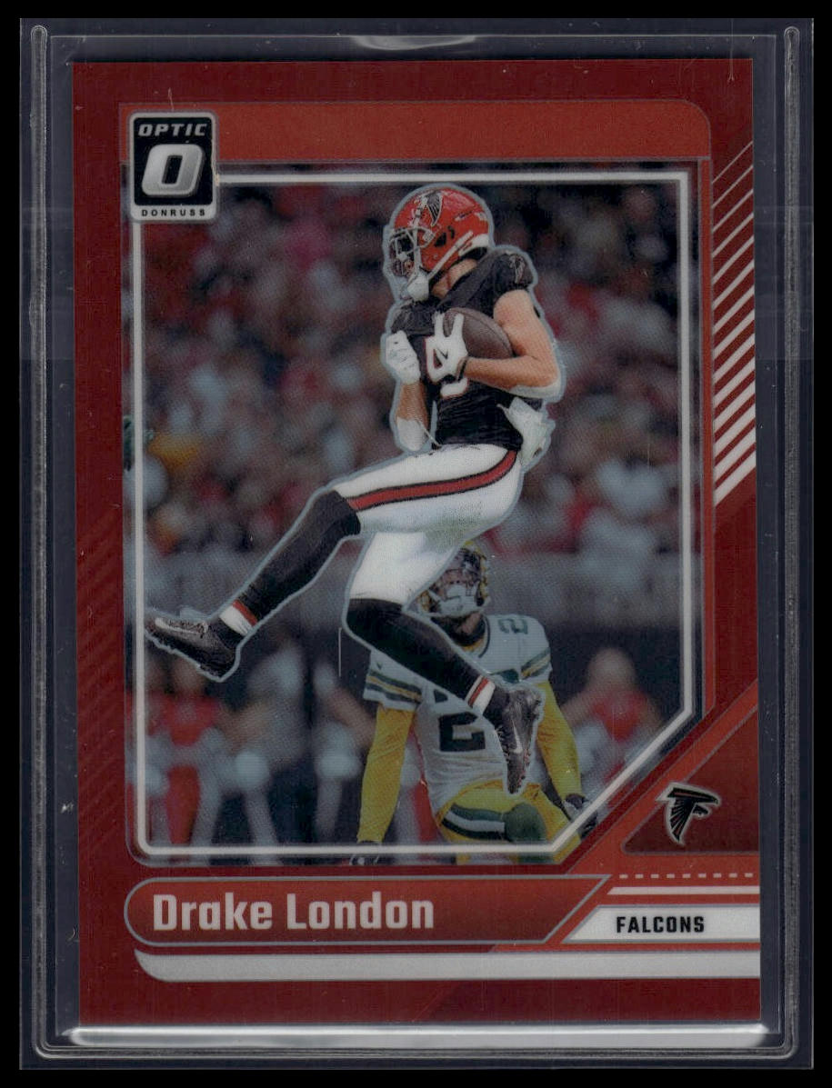 2024 Donruss Optic #10 Drake London Red #/125