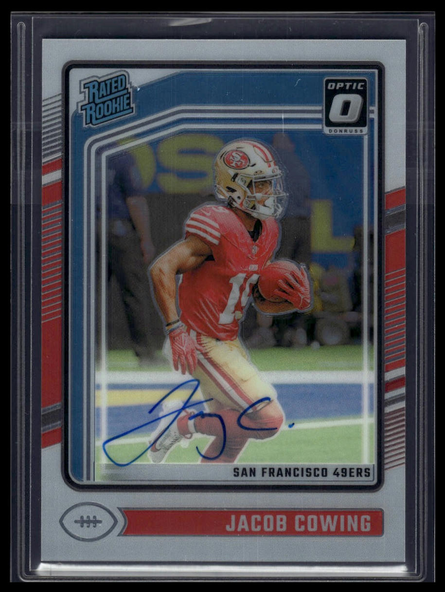2024 Donruss Optic #236 Jacob Cowing Rated Rookies Autographs #/325