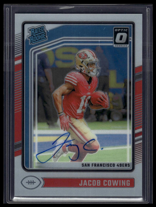 2024 Donruss Optic #236 Jacob Cowing Rated Rookies Autographs #/325