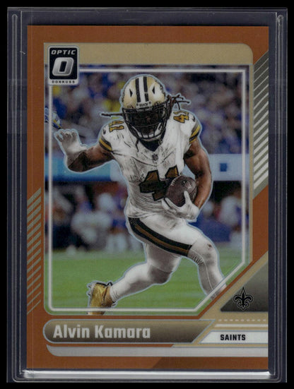 2024 Donruss Optic #140 Alvin Kamara Orange #/249