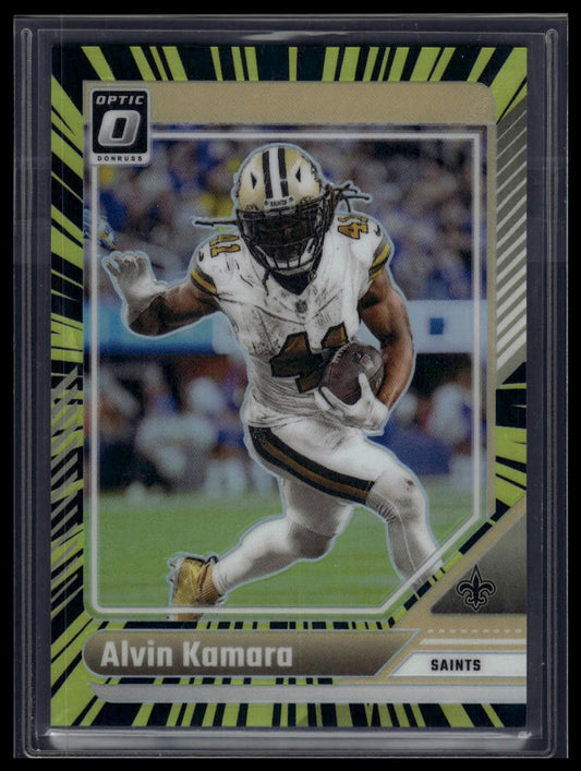 2024 Donruss Optic #140 Alvin Kamara Electricity #/75
